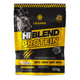 Suplemento Em Pó Leader Nutrition  Hi-blend Protein Proteína Hi-blend Protein Sabor Sorvete De  Baunilha Em Sachê De 1.8kg