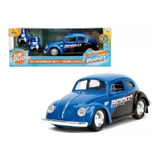 Jada Volkswagen Vocho Beetle 1959 + Guantes De Boxeo 1/32 Color Azul