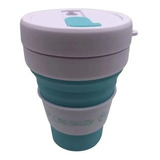 Vaso De Silicona- Plegable- Flexible- Mug Tapa Botella