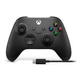 Mando Inalámbrico Xbox One + Cable Usb Para Windows 10 Negro