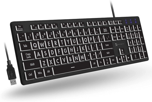 Teclado Con Cable Usb X9 Performance Backlit