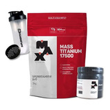 Combo Massa Muscular Hipercalórico (3kg) + Creatina Max300g 