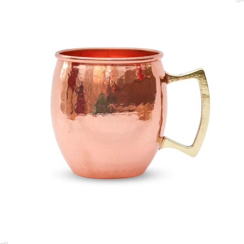 Caneca De Cobre Moscow Mule Martelada 500 Ml