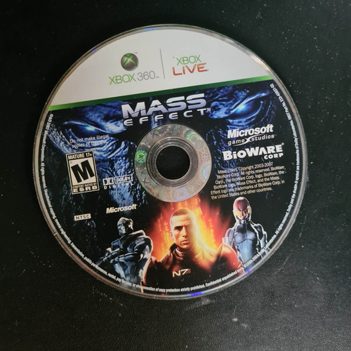 Mass Effect - Xbox 360 (solo Disco)