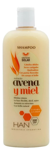 Han Avena Y Miel Shampoo Reparador Sin Sulfatos 500ml Local