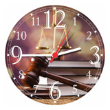 Relógio De Parede Direito Advocacias Decorar Gg 50 Cm 04