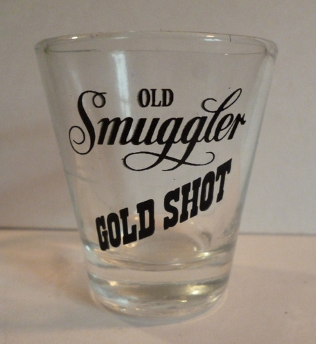 Par Vasos Gold Shot Whisky Old Smuggler 