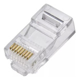 Conectores Rj45 Para Crimper. Utp Categoría 6 Bolsa X 100