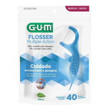 Hilo Dental Con Mango Gum Flossers Multiple Action X 40 U