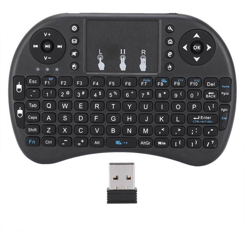 Mini Teclado Portátil Inalámbrico Recargable Pc Tv Box