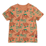 Polera Earth Ladrillo Bebé Niño Ficcus