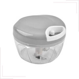 Processador Manual De Alimentos Mini Processador 500ml Cor Cinza