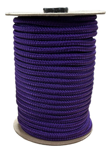 Soga Polipropileno Trenzada 6mm X 30 Metros Color Violeta