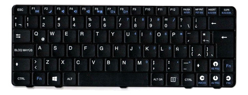 Teclado Netbook Compatible Negro Outlet (art. 6-0405)