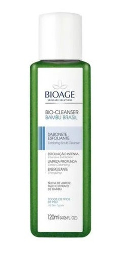 Sabonete Facial Esfoliação E Limpeza  Profunda 120ml Bioage