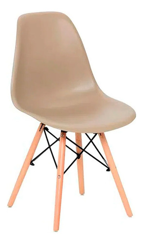 Cadeira Charles Eames Cozinha E Jantar Wood Top, 10 Unidades