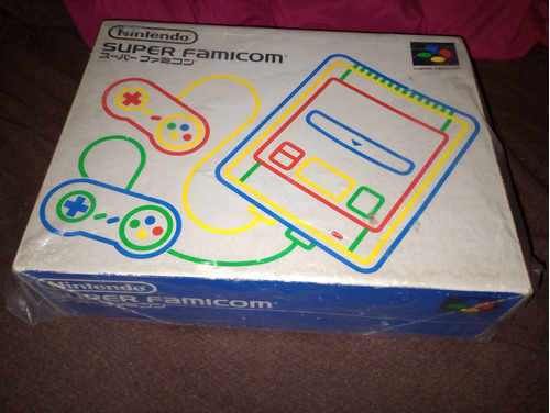 Super Famicom Na Caixa Completo  Tudo Original 