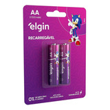 Pilha Recarregável Aa-2700 Mah Blist.2 Elgin