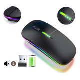 Mouse Inalambrico Bluetooth Recargable Modo Dual 2.4g Ratón