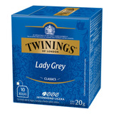 Te Twinings Lady Grey Caja X 10 Saquitos 20g Infusiones