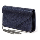 Lady Couture Bolso De Mano Sobre Con Piedras, Bari Bag Navy