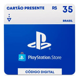 Cartão Presente Playstation 35 Reais Gift Card Ps4 Ps5 Plus
