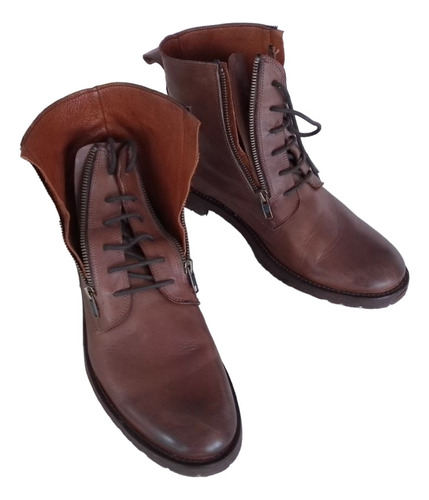 Botas Hombre Borcegos - Cuero Genuino - Suela Reforzada