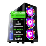 Pc Gamer Fácil Intel I5 9400f  8gb Ssd 240gb Gtx 1650 4gb