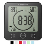 Reloj Digital De Pared Kadams, Para Baño/ducha/cocina, Ip 24