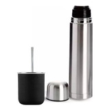 Set Matero Juego De Mate Acero Termo Bala + Mate + Bombilla