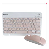 Kit Teclado + Mouse Bluetooth Ka 685 Slim Carregamento Usb