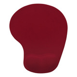 Mouse Pad Ergonômico Apoio Punho Silicone Home Office Cor Vermelho