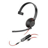 Headset Blackwire C5210 Mono  Usb-a Plantronics