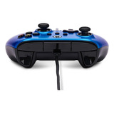 Controle Powera Azul E Preto Com Paddles Para Xbox E Pc