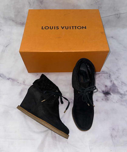 Botines Louis Vuitton Originales De Mujer Gamuza