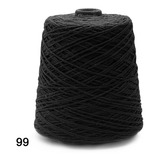 Barbante Fial Colorido N.06 700g 717mts Crochê Cor 99- Preto