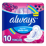 Always Toalla Femenina Seda-sec Flujo Abundante