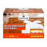 Bolsas Para Basura Member's Mark Grandes, 210 Pzas (49.2l)