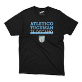 Remera Futbol Atletico Tucuman Frase El Decano Negra