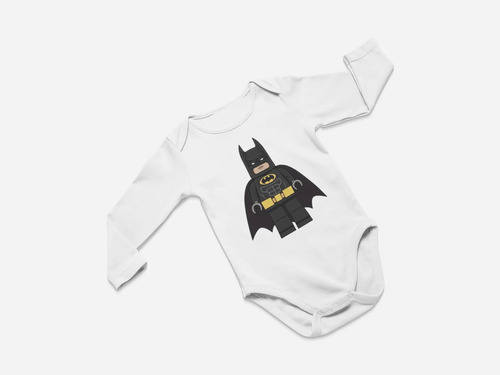 Playera Bebé, Mameluco, Pañalero Manga Larga Batman Lego
