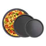 Charolas Para Hornear Pizza (set De 6 Piezas) Disco De Pizza