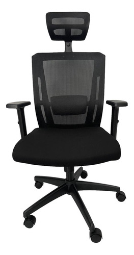 Cadeira Presidente Ergonômica Ktm312p Infomoveis Nr17 Cor Preto Material Do Estofamento Tecido