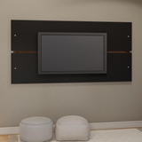 Painel Suspenso Home Theater Tv 65 Polegadas Preto Marrom