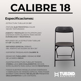 Silla Plegable De Plástico Calibre 18 ( Para Fiesta )