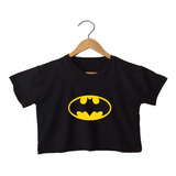 Camiseta Crop Top Batman