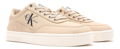 Zapatilla Classic Cupsole Mono Beige Calvin Klein