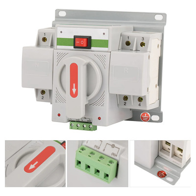 220v Interruptor Automático Transferencia Energía De 2p 63a | Envío gratis