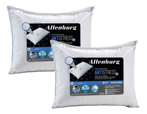  Kit 2 Travesseiros Altenburg Antistress