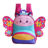 Mochila Escolar De Alças Creche Infantil Borboleta Clio Pets