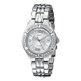 Guess Reloj De Pulsera Para Mujer Plateado Con Funcion De Fe